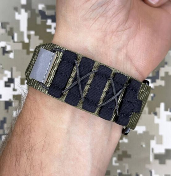 Чоловічий годинник Awarder 036 Nylon Pro Black-Army Green 1202-0102 | Зображення 2