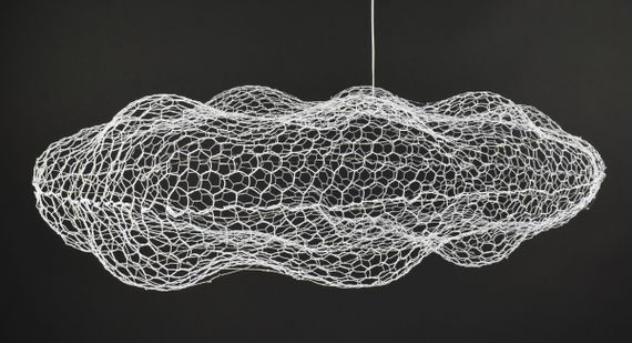 Люстра світлодіодна підвісна LED світильник для квартири на стелю лед 27663 Білий 25-200х42х80 см. | Зображення 7