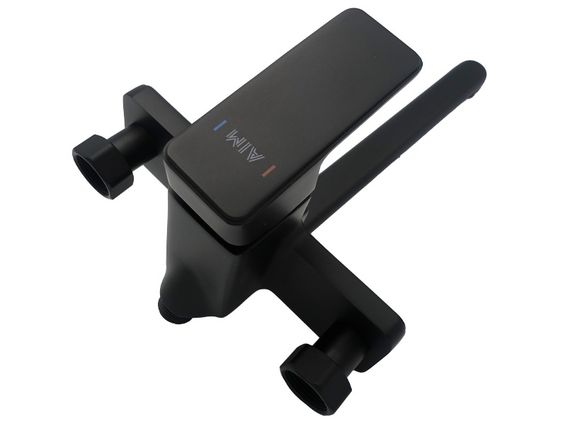 Змішувач для ванни довгий вилив AIM чорний матовий DG00753 (matte black) | Зображення 4