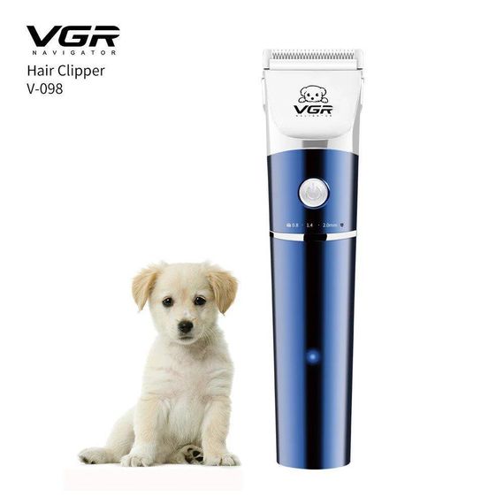 Качественная Машинка для стрижки животных VGR 098 синий | Аккумуляторный триммер для стрижки Собак и Котов | Зображення 8