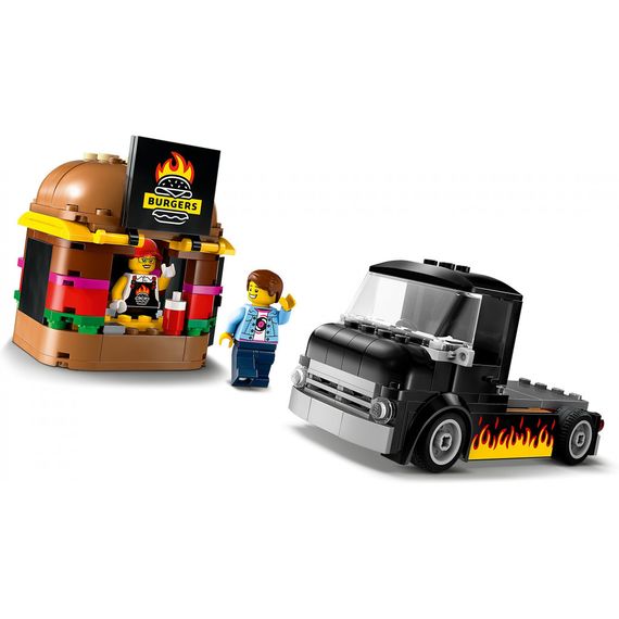 Конструктор LEGO City Вантажівка з гамбургерами 194 деталей (60404) | Зображення 3
