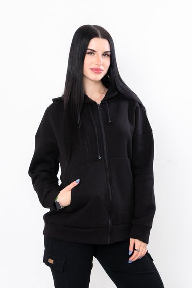 Толстовка жіноча Носи своє 52 Чорний (p-11933-131936) | Зображення 1