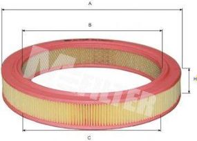 Фільтр повітряний MAZDA 626 (вир-во M-filter) MFILTER A110 на MAZDA 626   (CB)