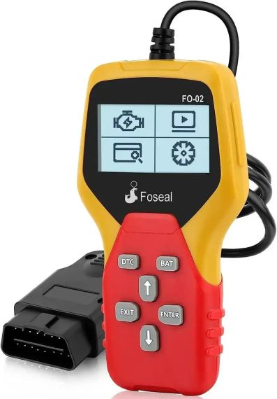 Дротовий сканер OBD2 Foseal,FO-02, зчитувач коду OBDII Plug and Play | Зображення 2