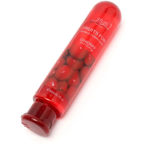 Їстівний лубрикант Fall in love Вишня на водній основі Babydoll 80 мл. Бордовий 464559 | Зображення 6
