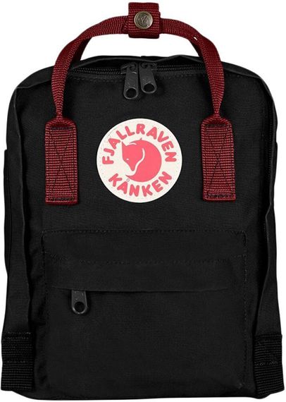 Рюкзак Fjallraven Kanken Mini. Black/ox red