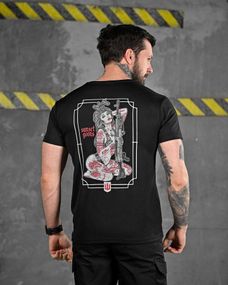 Тактична футболка потовідвідна Odin dzen black ВТ6663