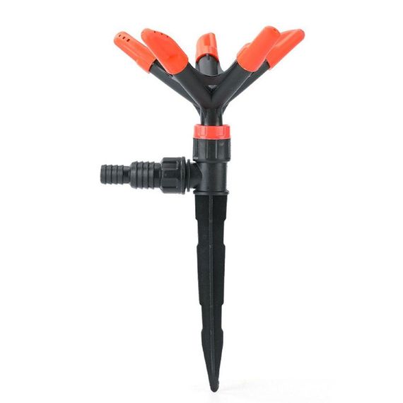 Садовая система полива с вращением на 360° / Спринклерный ороситель для газона / Распылитель для сада | Зображення 2