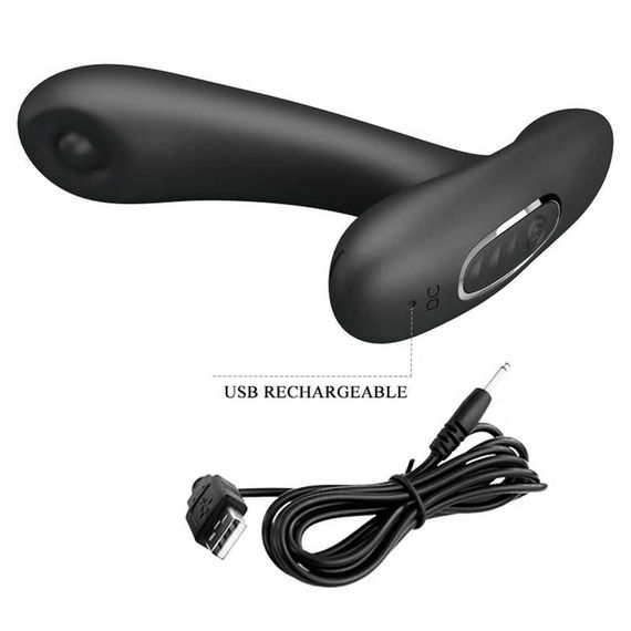 Масажер простати - Pretty Love Remington Prostate Stimulator Black | Зображення 2