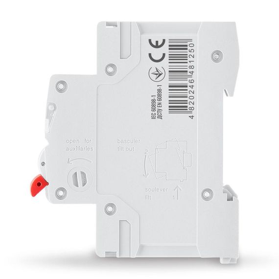 Автоматичний вимикач RS4 2п 25А С 4,5кА VIDEX RESIST (VF-RS4-AV2C25) | Зображення 1