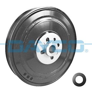 Шкив коленвала VW Crafter/LT/T4 2.4/2.5 i/D/TDI 95-13, Dayco, DPV1077,
