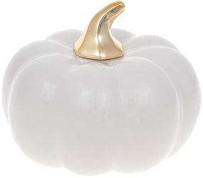 Декоративна статуетка Pumpkin White 10 см