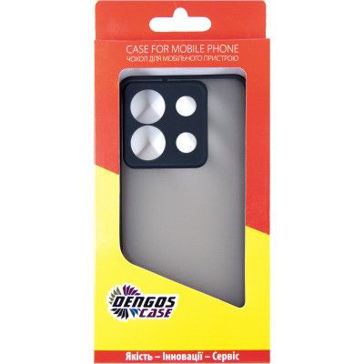 Чехол для мобильного телефона Dengos Matte Xiaomi Redmi Note 13 Pro 5G (black) (DG-TPU-MATT-142) | Зображення 4