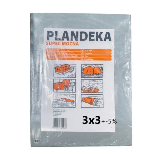 Тент Shadow "PLANDEKA" від дощу 160г/м² 3х3 м ТЕНТ00053