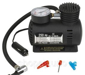 Автомобільний насос - компресор Air compressor DC-12V ∙ Портативний міні-насос в авто