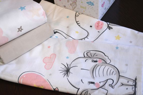 Комплект постільної білизни для новонароджених Clasy Baby Ranforce 100х150 Sweet Dreams | Зображення 2