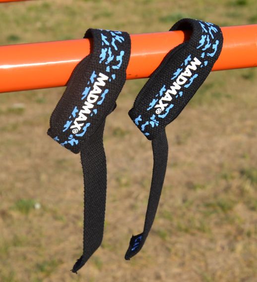 Ламки для тяги Camo Power Wrist Straps Camo/Light Blue | Зображення 5