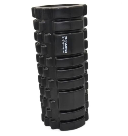 Масажний ролик (роллер) Power System PS-4050 Fitness Foam Roller Black/Orange (33x15см) (PS-4050_Orange) | Зображення 1