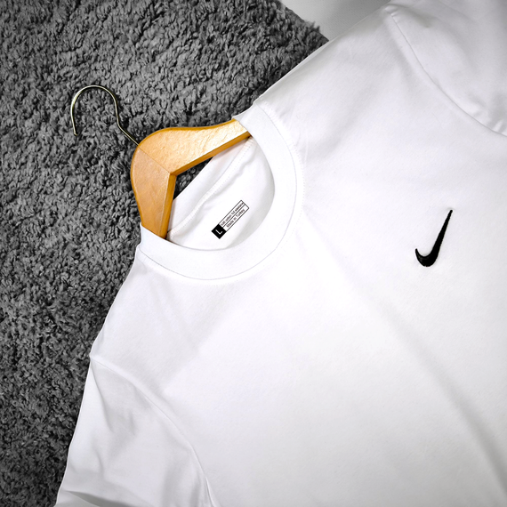 Чоловіча футболка Nike біла (ТОП якість - вишивка) | Зображення 3