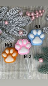 Мыло ручной работы «Лапка» No2 (55 г) Подарочное мыло в виде лапки