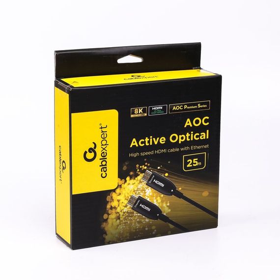 Кабель Cablexpert CCBP-HDMI8K-AOC-25M-EU, HDMI V.2.1, 25 м | Зображення 1