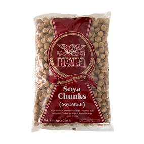 Соєві шматочки  Soya Chunks 1кг Heera 5031416200192