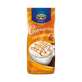 Капучино растворимый с карамельным вкусом  Kruger, 500г,  Германия,
