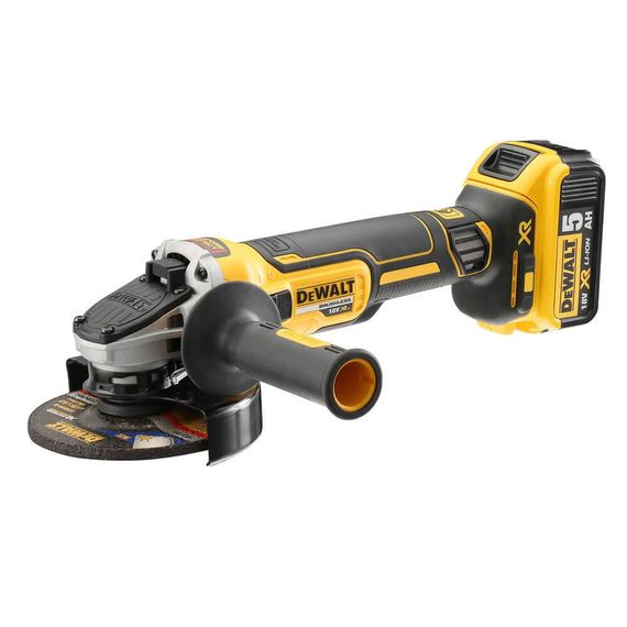 Шлифмашина угловая - болгарка аккумуляторная бесщёточная 125мм DeWALT DCG405P2