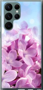 Чехол на Samsung Galaxy S22 Ultra Сирень из силикона FCh_065974