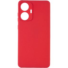 Силиконовый чехол Candy Full Camera для Realme C55 Красный / Camellia