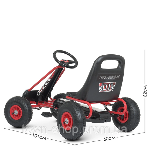 Велокарт детский Bambi kart M 0645(2)-3 красный | Зображення 3