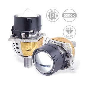 Автомобильные светодиодные линзы AMS ULTIMATE U2 3.0″ F/R