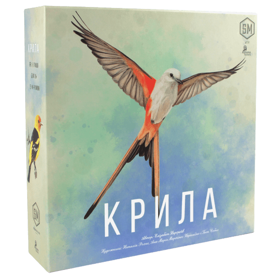 Настольная игра Крылья (Wingspan) укр.