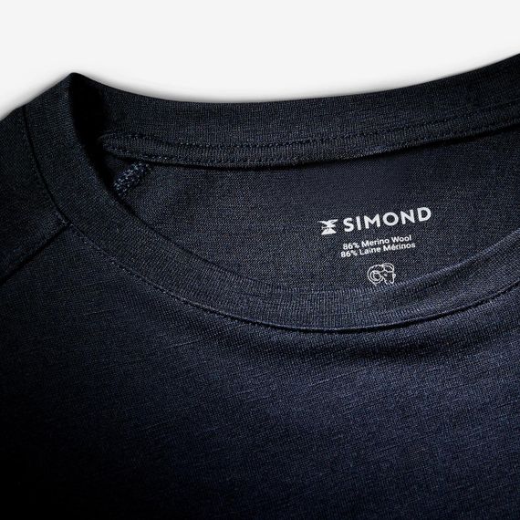 Футболка чоловіча Merino Resist з довгими рукавами темно-синя - M. | Зображення 4