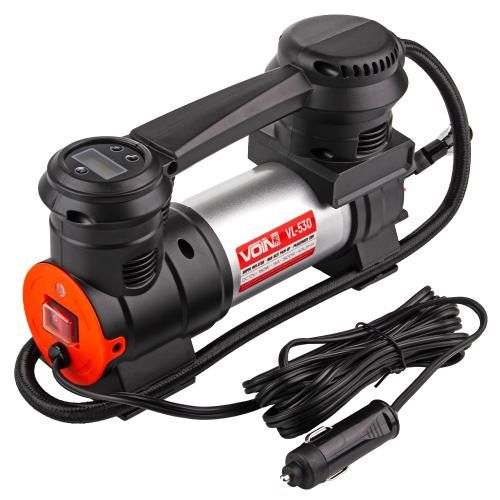 Компресор автомобільний "VOIN" VL-530 150psi/15A/40л/Автостоп/прикурювач/ліхтар