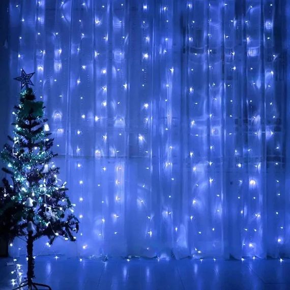 Гірлянда-штора Сіточка 2х2м з 240 LED-лампами XPRO (234567971_379) | Зображення 7