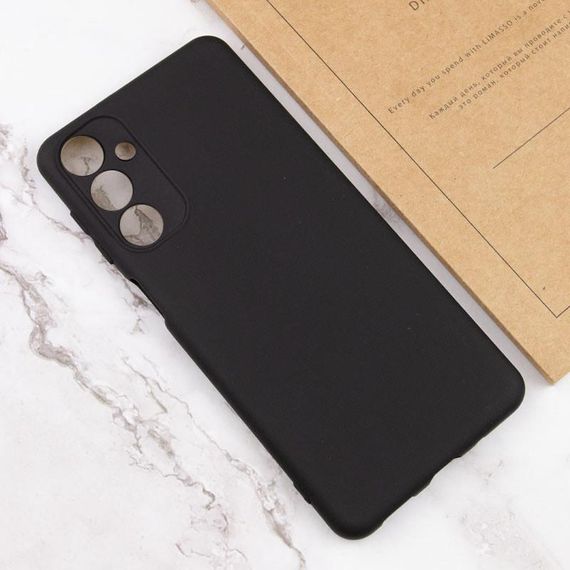 Чохол TPU GETMAN Liquid Silk Full Camera для Samsung Galaxy A05s Чорний / Black | Зображення 3