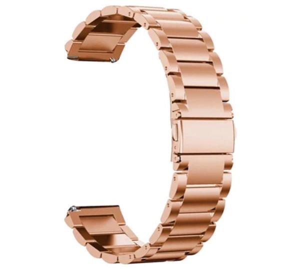 Металевий ремінець Primo для годинника Samsung Galaxy Watch 3 45mm (SM-R840) - Rose Gold