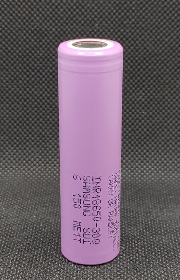 Аккумулятор высокотоковый Samsung INR18650-30Q 3,6V 3000mAh ( 15A ) 1шт. | Зображення 2