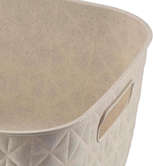 Кошик для зберігання пластиковий Curver (Курвер) Softex M 12,5 л (00575) Кремовий | Зображення 3