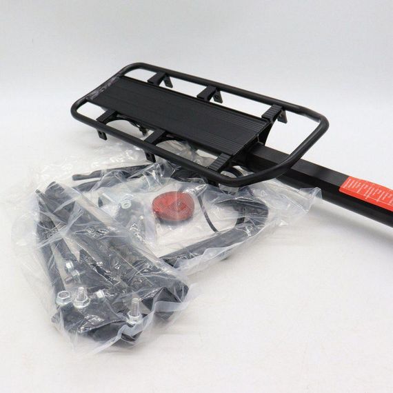 Консольний багажник на велосипед (52,5х13,5х35,5 см), до 50кг / Посилений велобагажник з підпорами | Зображення 9