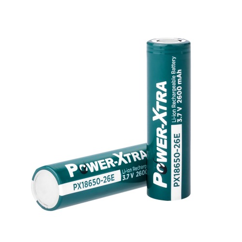 Акумулятор Li-ion Power-Xtra 18650 2600mAh 3.7V,Green