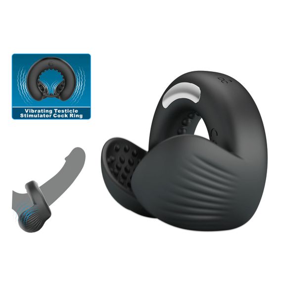 Віброкільце PRETTY LOVE Quentin Vibrating Silicone Cock Ring Sex Aura | Зображення 3