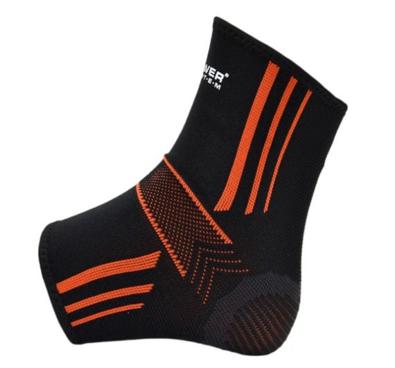 Бандажі на гомілкостоп Power System PS-6022 Ankle Support Evo Black/Orange M (пара) (PS_6022_M_Black/Orange) | Зображення 5