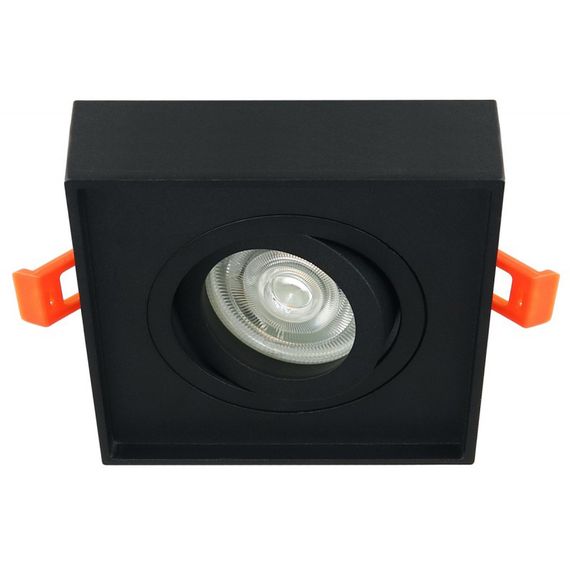 Світильник вбудований Luxel GU5.3 IP20 чорний DLD-02B