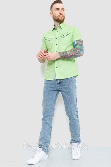 Сорочка чоловіча колір салатовий розмір XXL FA_007350 | Зображення 1