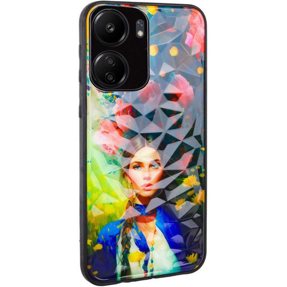 TPU+PC чехол Prisma Ladies для Xiaomi Redmi 13C / Poco C65 Peonies
