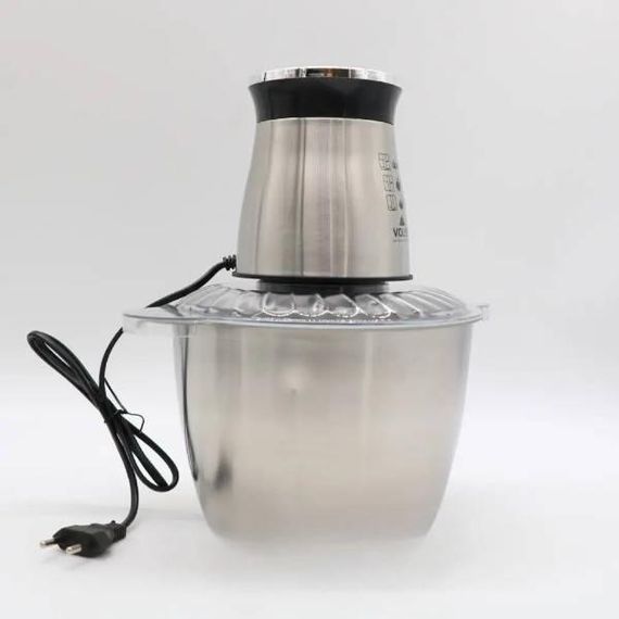 Измельчитель металлический чаша 3л 1600Вт VOLYYX Food Processor RS7315 Серый