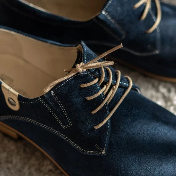 Сині замшеві туфлі 43 розмір – поєднання стилю та комфорту! | Зображення 4