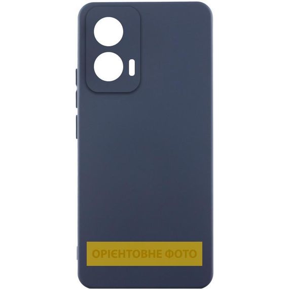 Чохол Silicone Cover Lakshmi Full Camera (AAA) для Xiaomi Poco M7 Pro 5G Темно-синій / Midnight blue